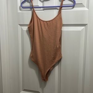 Peach/nude bodysuit brand new
